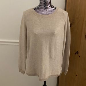 NWT Cyrus Tan Crew Neck Sweater